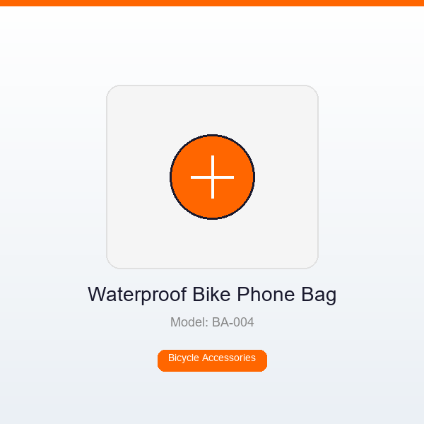 Waterproof Bike Phone Mount Bag