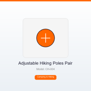 Adjustable Hiking Poles Pair