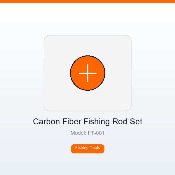 Carbon Fiber Fishing Rod Set 2.1M