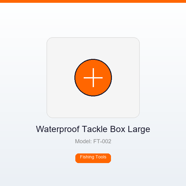 Waterproof Tackle Box Large Capacity