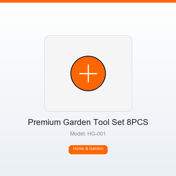 Premium Garden Tool Set 8 Pieces