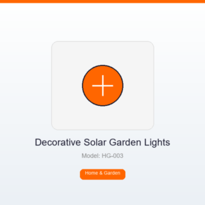 Solar Powered Decorative Garden Lights