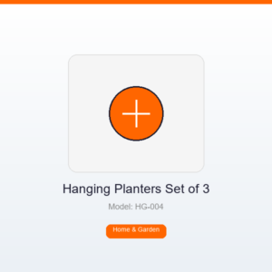 Hanging Planters Set of 3