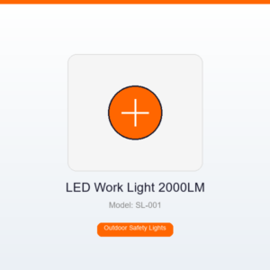 LED Work Light 2000LM Professional