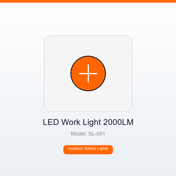 LED Work Light 2000LM Professional