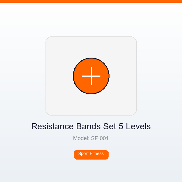 Resistance Bands Set 5 Levels