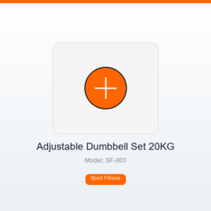 Adjustable Dumbbell Set 20KG (2 x 10KG)