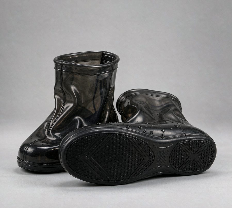 Waterproof silicone shoe covers
